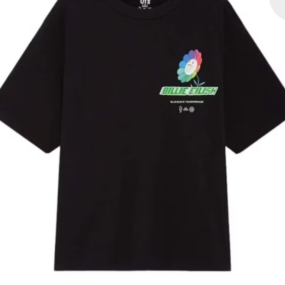 Small Billie Eilish Takashi Murakami Uniqlo Flower Womens